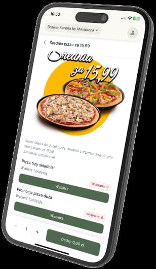 MaxiPizza mobile app